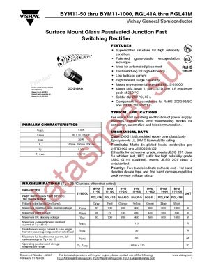 RGL41KHE3/76 datasheet  